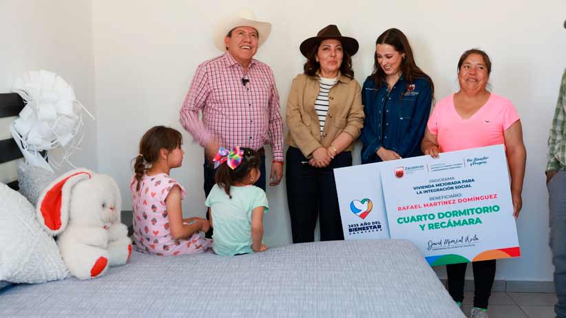 Mejora Gobernador David Monreal Ávila viviendas de familias de comunidades rurales del territorio zacatecano