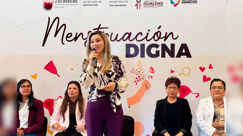 Promueve Gobierno de Zacatecas menstruación digna entre alumnas de primaria