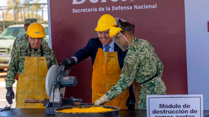 En Zacatecas, más medio de millón de cargadores y municiones y 3 mil 236 armas se han destruido desde 2021: Gobernador David Monreal