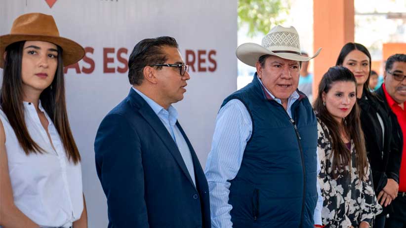 Con inversión superior a 3.3 mdp, entrega Gobernador David Monreal infraestructura educativa y calles en Luis Moya