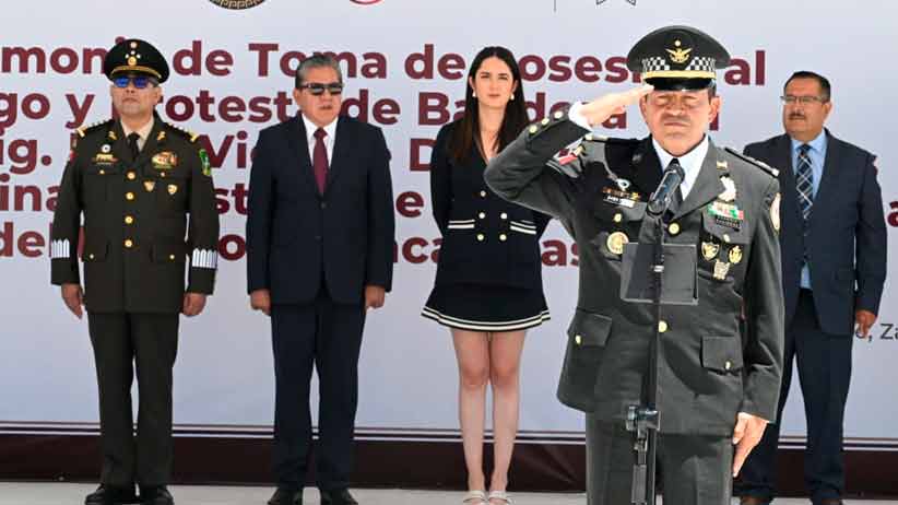 Gobernador David Monreal da la bienvenida a Vicente Dimayuga, nuevo coordinador de la Guardia Nacional en Zacatecas
