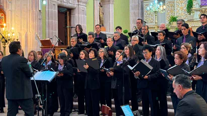 Se hace presente la música sacra en el Festival Cultural del Bienestar 2025, con concierto de Coral de Zacatecas
