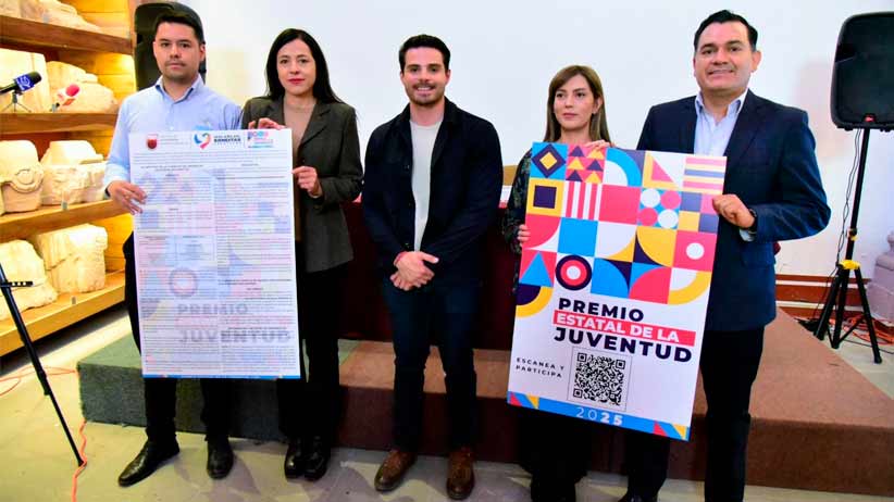 Presenta Gobierno de Zacatecas Convocatoria Premio Estatal de la Juventud 2025