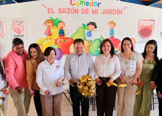 Gobierno de Zacatecas inaugura Comedor Escolar “El Sazón de mi Jardín”, en Vetagrande