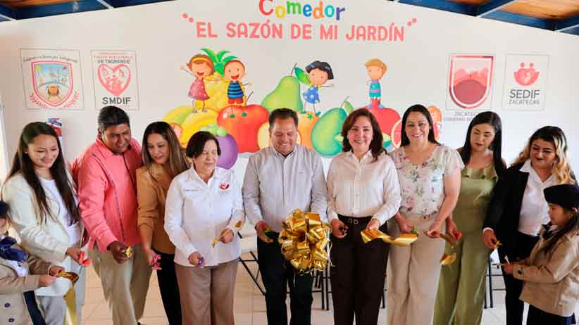 Gobierno de Zacatecas inaugura Comedor Escolar “El Sazón de mi Jardín”, en Vetagrande