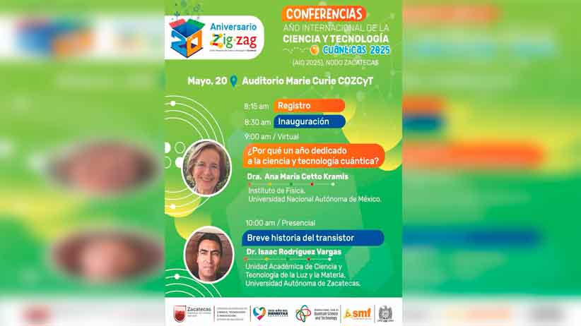 Invita Zigzag a conferencias por Año Internacional de la Ciencia y Tecnología Cuánticas