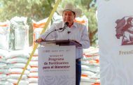 Arrancan Gobernador David Monreal y Director de Pemex entrega de Fertilizantes para el Bienestar 2025