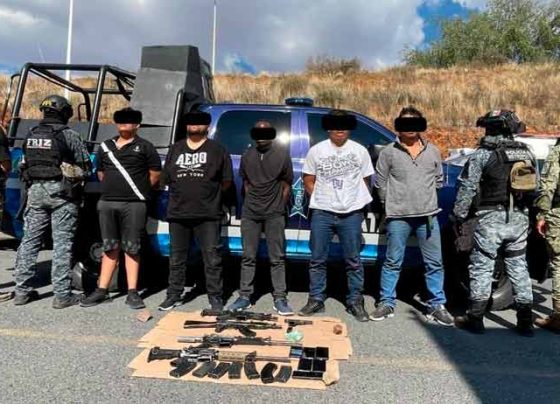 Asestan Fuerzas de Seguridad golpe contundente al crimen organizado; detienen a cinco presuntos integrantes de una célula criminal