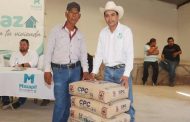 Lleva Mario Macías  “Maz apoyo a tu vivienda” a la comunidad de Tanques de Guadalupe