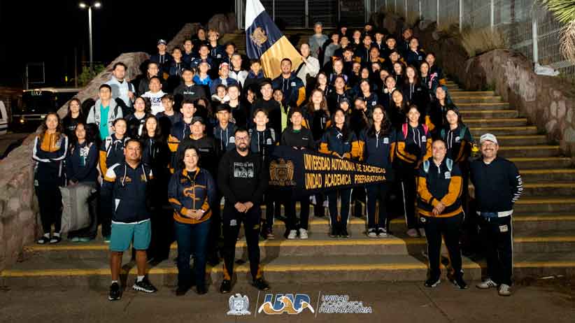 ¡ A dejar huella, prepa UAZ! 66 talentosos estudiantes rumbo a los Juegos Nacionales CONADEMS
