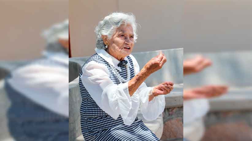 Gloria y sus 99 primaveras, entre flores, frutos y gratitud