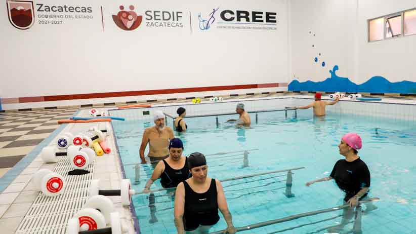 Tanque terapéutico del CREE, herramienta fundamental en los procesos de rehabilitación