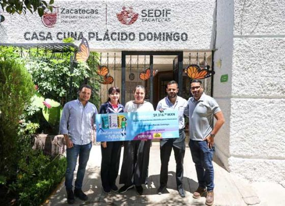 Recibe Gobierno de Zacatecas donativo para Casa Cuna Plácido Domingo por parte de empresas socialmente responsables