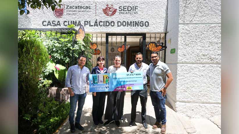 Recibe Gobierno de Zacatecas donativo para Casa Cuna Plácido Domingo por parte de empresas socialmente responsables