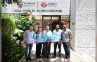 Recibe Gobierno de Zacatecas donativo para Casa Cuna Plácido Domingo por parte de empresas socialmente responsables