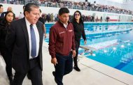 Reinaugura Gobernador David Monreal Alberca Olímpica y Pabellón de Gimnasia en Incufidez