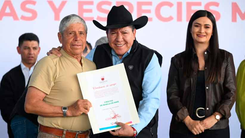 Impulsa Gobernador David Monreal autoconsumo familiar con entrega de huertos y especies menores en Fresnillo