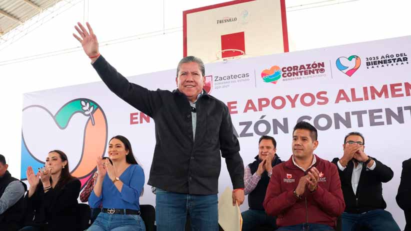 Reparte Gobernador David Monreal 500 apoyos alimentarios de Corazón Contento a familias de Rancho Grande, Fresnillo