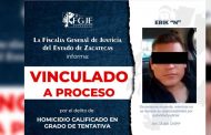 FGJEZ obtiene vinculación a proceso por el delito de homicidio calificado en grado de tentativa 