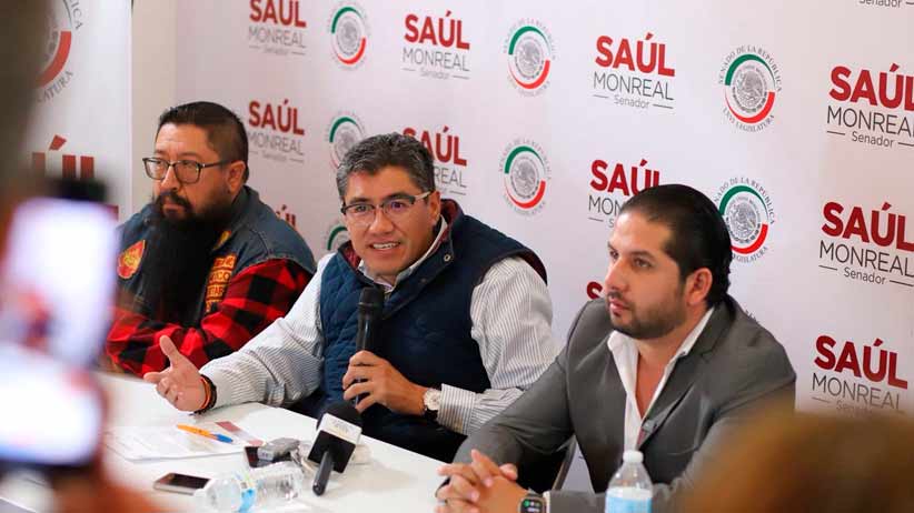 “Sigo firme en mi postura, con lo que me pongan, cómo me lo pongan y a quien me pongan, y para que no haya dudas, mi aspiración está mas firme que nunca”: Saúl Monreal