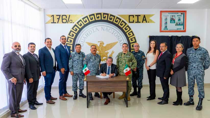 Se fortalece la seguridad en Zacatecas: Gobernador David Monreal inaugura instalaciones de la 176/a compañía de la GN en Guadalupe