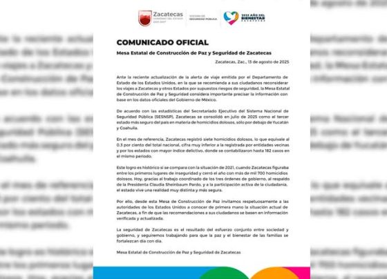Exhorta Mesa Estatal de Construcción de Paz y Seguridad a basar alertas en información verificada y actualizada