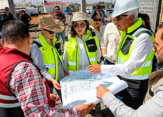 Supervisa Sara Hernández avances en la construcción de la Casa Cuna “Semillitas”