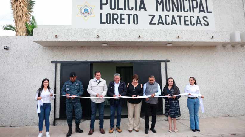 Inaugura Gobernador David Monreal Casa de Seguridad Pública Municipal de Loreto con una inversión total de 4.7 mdp