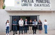 Inaugura Gobernador David Monreal Casa de Seguridad Pública Municipal de Loreto con una inversión total de 4.7 mdp