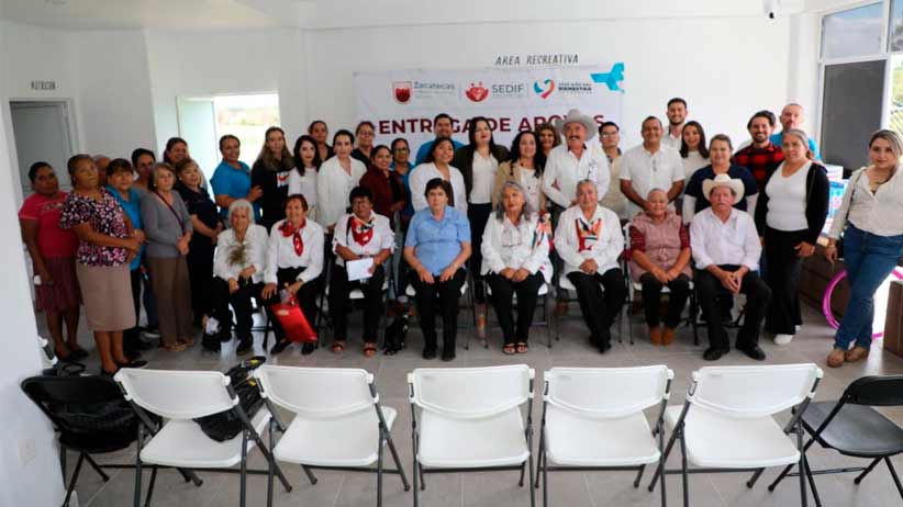 Inaugura Gobierno de Zacatecas espacios para el bienestar de adultos mayores y niñas y niños en Nochistlán