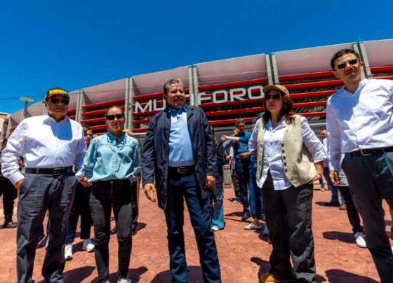 Supervisa Gobernador David Monreal Ávila instalaciones de la Fenaza de cara al gran arranque de feria