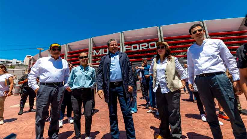 Supervisa Gobernador David Monreal Ávila instalaciones de la Fenaza de cara al gran arranque de feria