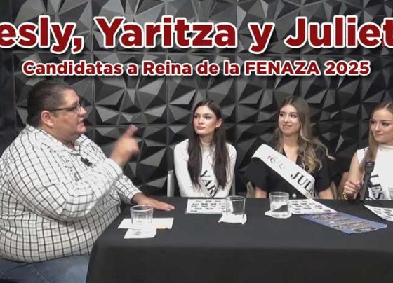 Entrevista a Lesly, Yaritza y Julieta, Candidatas a Reina de la FENAZA 2025