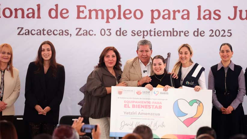 Encabeza Gobernador David Monreal Feria Nacional de Empleo para las Juventudes con 1 mil 700 vacantes ofertadas
