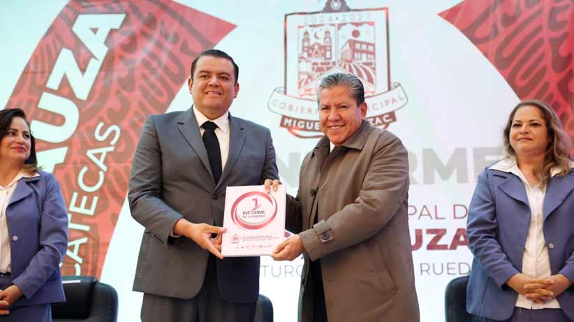 Ofrece Gobernador David Monreal total respaldo institucional al municipio de Miguel Auza
