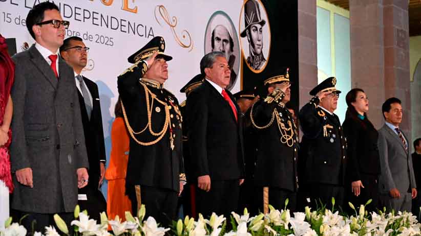 Encabeza Gobernador David Monreal homenaje a Héroes de la Independencia con llamado a la unidad y defensa de la soberanía
