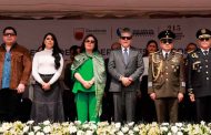 Preside Gobernador David Monreal desfile cívico-militar por el 215 aniversario de la Independencia de México