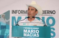 Rinde Mario Macías Zúñiga su Primer Informe de Gobierno