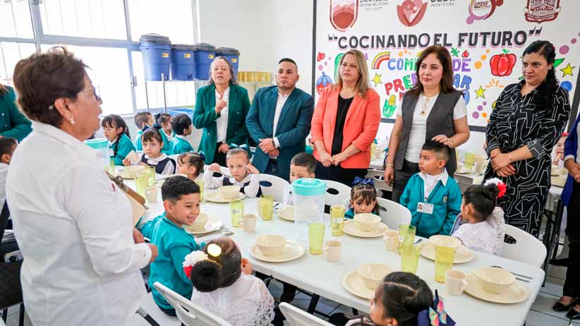 Inaugura Gobierno de Zacatecas comedor escolar “Cocinando el Futuro” en Miguel Auza