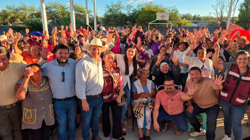 Impulsa Gobernador David Monreal bienestar social en comunidades de Fresnillo con Programa Corazón Contento