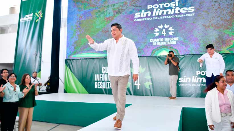 Más apoyo sin límites reafirma Ricardo Gallardo en el Informe desde Tamazunchale