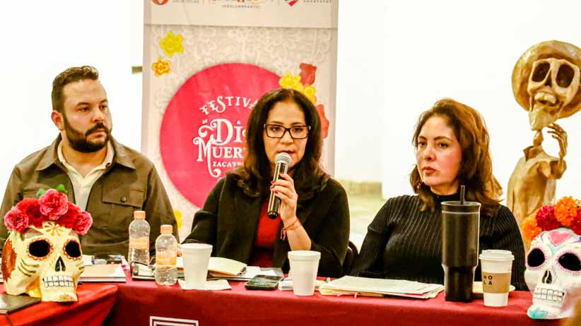 Afina Gobierno de Zacatecas detalles para el Festival de Día de Muertos 2025