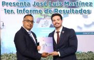 Presenta José Luis Martínez su 1er. Informe de Resultados