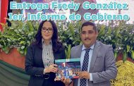Entrega Fredy González 1er. Informe de Gobierno