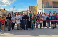 Inauguran acceso a la colonia Santa María de las Nieves