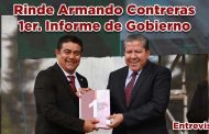 Rinde Armando Contreras 1er. Informe de Gobierno