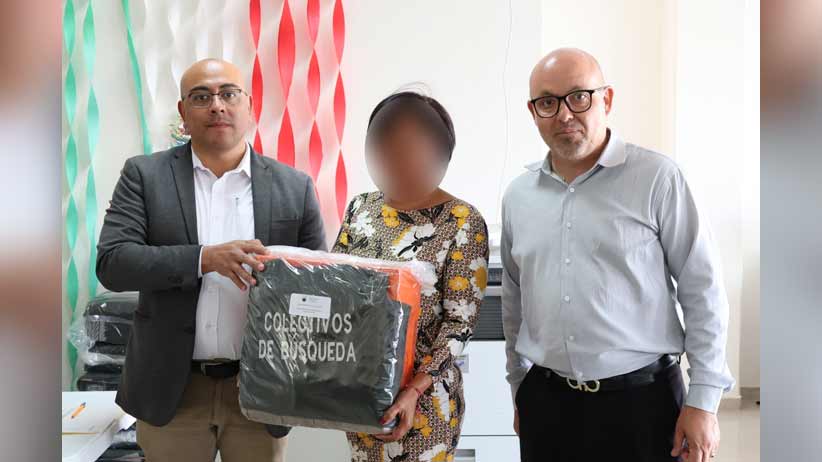 Entrega Gobierno de Zacatecas uniformes a familias de personas desaparecidas