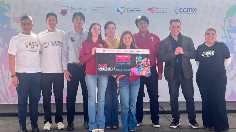 Con entrega de capital semilla por 175 mil pesos, clausura Gobierno de Zacatecas actividades de CREO MX