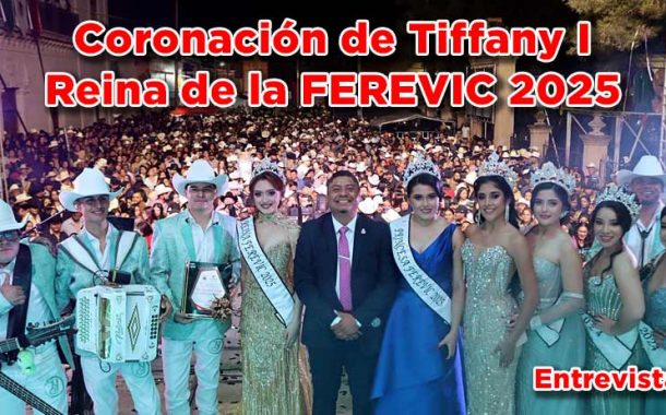 Coronación de Tiffany I Reina de la FEREVIC 2025