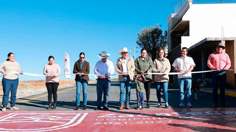 Con inversión de 5.3 mdp, inaugura Gobernador David Monreal infraestructura social y carretera en Morelos